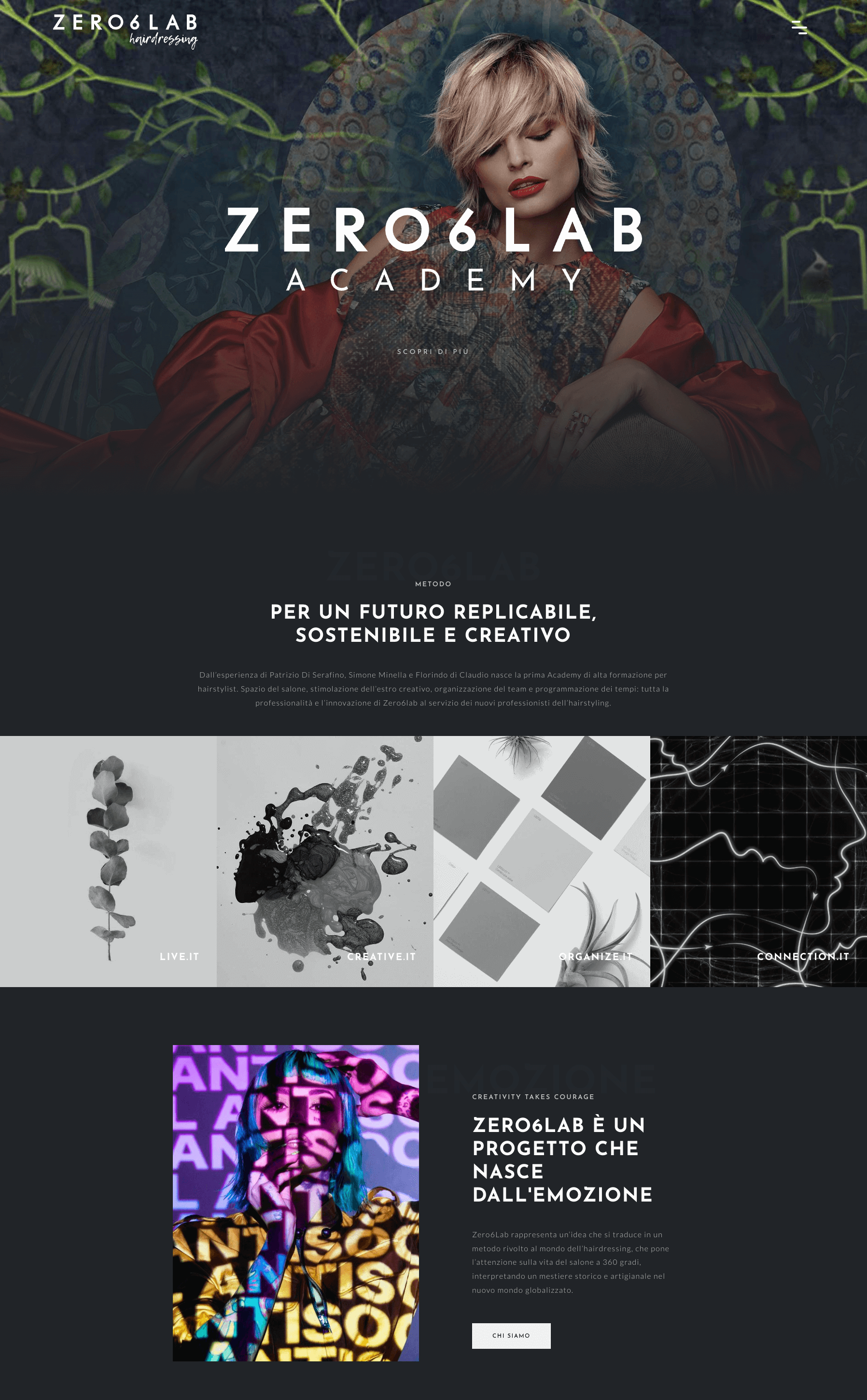 zero 6 lab academy be2be sito web social
