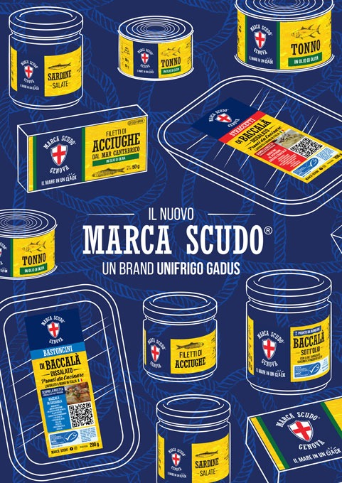 Marca scudo branding marketing offline