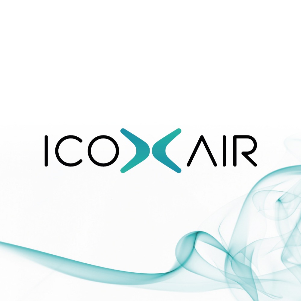 Icoxair branding sito social